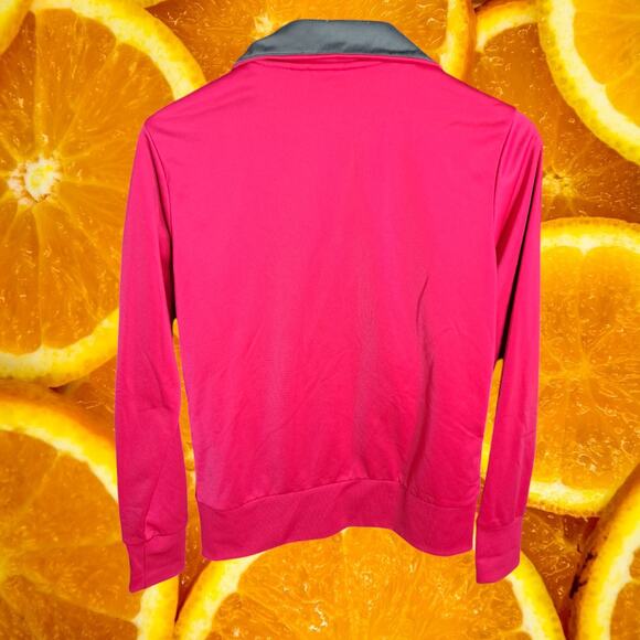 Puma Women's Red Full‎ Zip Activewear Sports Track Jacket Size M - Picture 3 of 10